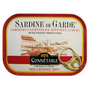 Connetable Sardine de Garde French Aged Vintage Sardines 115 gr Tin 
