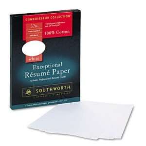 Connoisseur Collection Rsum Paper   White, 32lb, Letter, 100 per Box 
