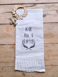 Shabby Cottage Chic French Style Hand Towel Cotton  