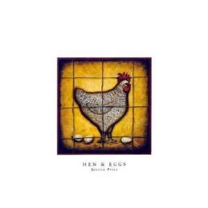  Hen And Eggs Poster Print: Home & Kitchen