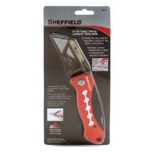  Sheffield 58119 Quick Change Folding Lockback Utility Knife 