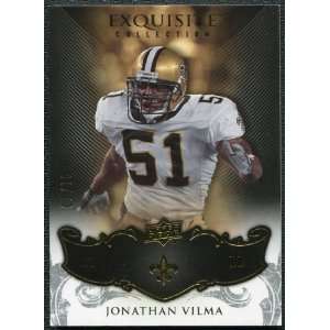   Deck Exquisite Collection #87 Jonathan Vilma /75 Sports Collectibles