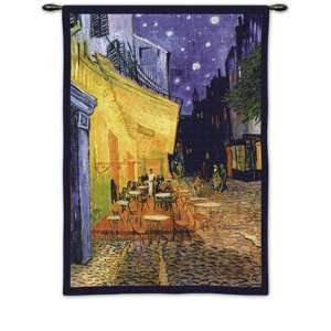   du Forum, Arles, at Night, c.1888 by Vincent van Gogh, 38x53 Home