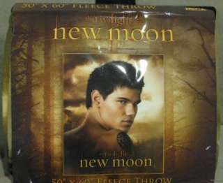 New Moon Jacob Fleece Blanket**OFFICIAL**RARE**  