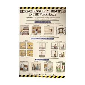     Poster, Ergonomics Safety Principles In The Workplace, 36 X 24