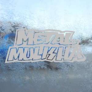  Metal Mulisha Logo Gray Decal Car Truck Window Gray 