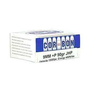  CORBON 9MM+P 90GR JHP 20/500