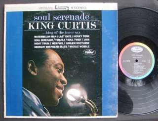 KING CURTIS Soul Serenade 1964 CAPITOL STEREO LP Ex  