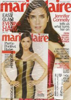   Claire Magazine December 2008   Jennifer Connelly   Sealed  