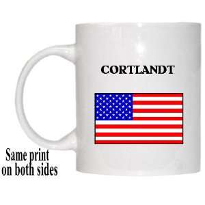  US Flag   Cortlandt, New York (NY) Mug 