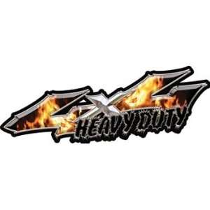  Wicked Series 4x4 Heavy Duty Truck Decals Inferno Flames 