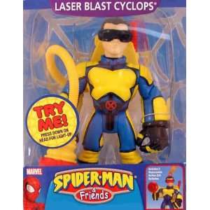  Marvel Spider Man & Friends Super Heroes Laser Blast 