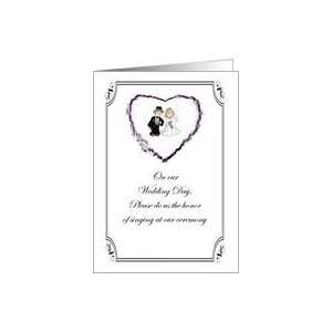  Be Our Wedding Singer Wedding Day Bride and Groom Design 