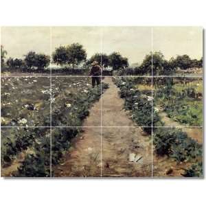  William Chase Garden Wall Tile Mural 19  36x48 using (12 