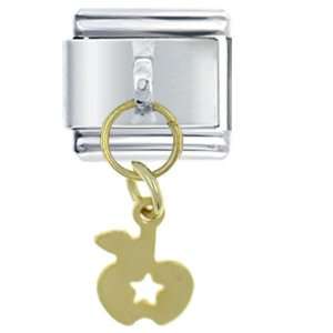  Dangle Golden Apple Italian Charms: Pugster: Jewelry
