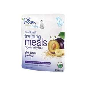  Plum Organics Plum Banana Porridge Bfast Meals (12x4 Oz 