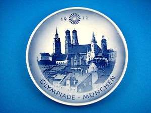 1972 Royal Copenhagen Munchen Olympiade Plate  