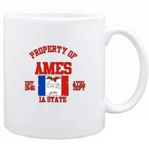  New  Property Of Ames / Athl Dept  Iowa Mug Usa City