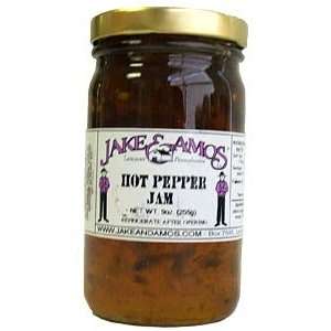 Jake & Amos Hot Pepper Jam, 11 oz: Grocery & Gourmet Food