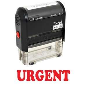  URGENT Self Inking Rubber Stamp   Red Ink (42A1539WEB R 