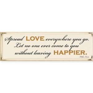  Spread Love Everywhere Wooden Sign