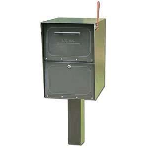   Large Single Mailbox and Post Security System