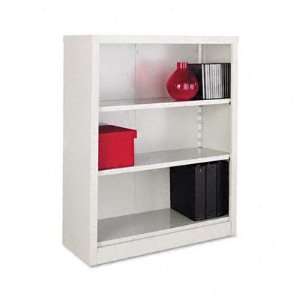  Alera Steel Bookcase, 3 Shelves, 34 1/2w x 13d x 42h 