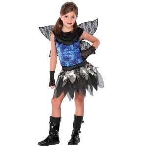   Seasons Twilight Fairy Child Costume / Black/Blue   Size Medium (8 10
