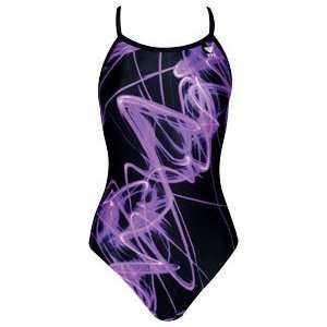  Tyr Illumination Diamondback Womens Purple Swimsuit 