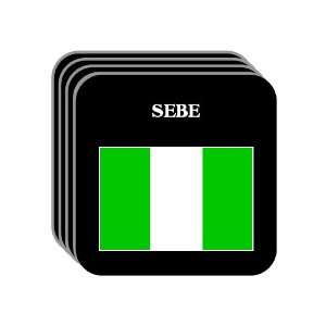  Nigeria   SEBE Set of 4 Mini Mousepad Coasters 