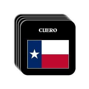  US State Flag   CUERO, Texas (TX) Set of 4 Mini Mousepad 