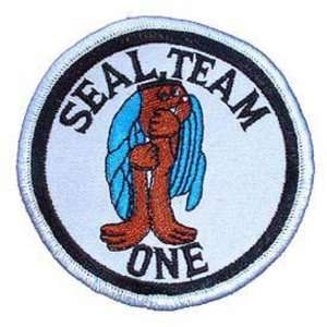  U.S. Navy SEAL Team One Patch Brown & White 3 Patio 