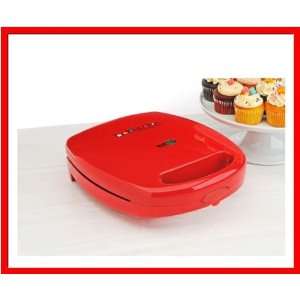   Babycakes NonStick Coated Cupcake Maker in RED