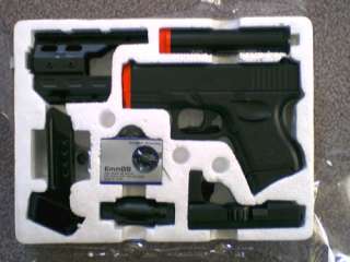   Gallery for Airsoft Pistol with silencer Fully Loaded Spring Action