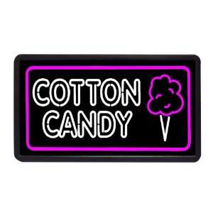  Cotton Candy 13 x 24 Simulated Neon Sign: Home & Kitchen
