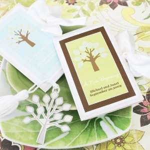  Personalized Fall Tree Bookmark