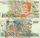 BRAZIL BRASIL 20 CRUZEIROS ND 1950 BANKNOTES NOTES  