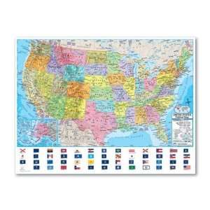  Universal Map 29180 Advanced Political Rolled Map   Paper 
