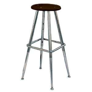   Seating 1500 Black Adjustable Height Stool (20 32 H): Home & Kitchen