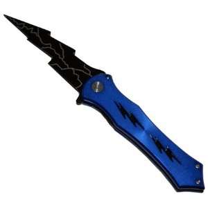   Bolt 100% Legal Switch Assisted Knife   Blue: Home Improvement