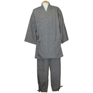 JAPANESE Kimono Samue Mens trousers set Gray L NEW  