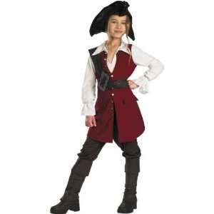   CHILD Size 7 8   Elizabeth Swann DELUXE Pirate Costume: Toys & Games