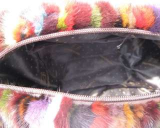 This real fuller and thicker MINK fur handbag that is absolutely soft 