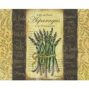  12 x 15 French Asparagus Design Cutting Board