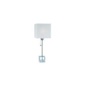  Danya Table Lamp 21.75 H Lite Source LS 21125PS/WHT