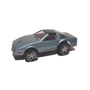  Darda Die Cast Blue Corvette 1/64 Scale: Toys & Games