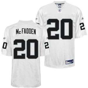   Raiders Darren McFadden Replica White Jersey: Sports & Outdoors