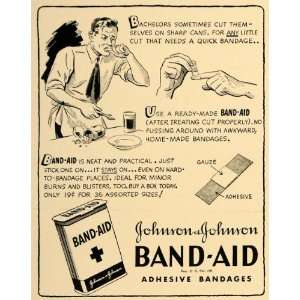    Aid Bandages Wound Gauze Health   Original Print Ad