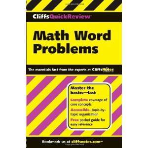  CliffsQuickReview Math Word Problems [Paperback]: Karen L 