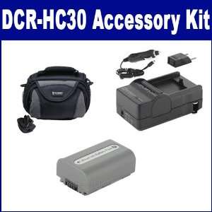  Sony DCR HC30 Camcorder Accessory Kit includes SDC 26 